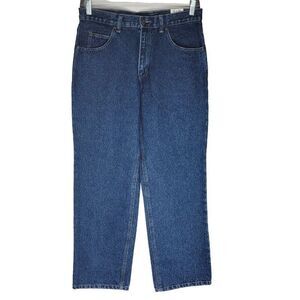 Smith's Men's Relaxed Straight Leg Jeans Size 32 x 30 Medium Wash Blue Denim NWT
